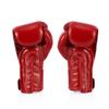 Fairtex BGV6 Angular Gloves: Premium Synthetic Leather Construction | Unique Design, Locked Thumb |Multi-Layer Padding |Ideal for Boxing, MMA, Kickboxing & More(Red/12oz) view 2