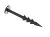 24 x Black Plastic Large Easy Push IN GROUND PEGS view 1