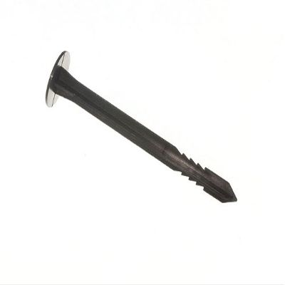 100 x Black Plastic Small Easy Push IN GROUND PEGS