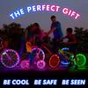 Activ Life LED Bike Wheel Lights with Batteries Included, Get 100% Brighter and Visible from All Angles for Ultimate Safety & Style (1 Tire Pack, Purple) view 2