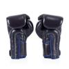 Fairtex BGV6 Angular Gloves: Premium Synthetic Leather Construction | Unique Design, Locked Thumb |Multi-Layer Padding |Ideal for Boxing, MMA, Kickboxing & More(Blue/12oz) view 2