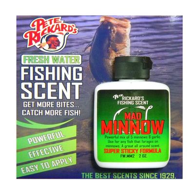 Pete Rickard's Freshwater Mad Minnow Fishing Scent with Garlic