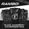 Rambo Bikes Waterproof Bag - 27L Capacity Pannier Bike Bag - Durable and Multifunctional Bike Storage Saddle Bag - Waterproof and Wear-Resistant Double Coated PVC - Secure and Easy Attach System view 2