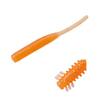 Major Craft Worm para Worm Stick 2" Clear Mandarin #64 Lure view 1
