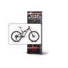 Bikeshield Unisex's Down Tube Shield Kit, Clear, Large view 1