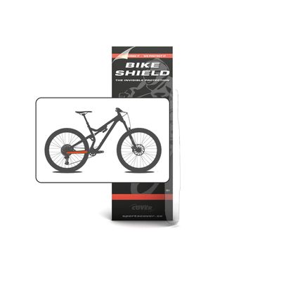 Bikeshield Unisex's Chainstay Shield Kit, Clear, One Size