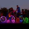 Activ Life 2-Tire Pack LED Bike Wheel Lights with Batteries Included, Get 100% Brighter and Visible from All Angles for Ultimate Safety and Style (Orange) view 2
