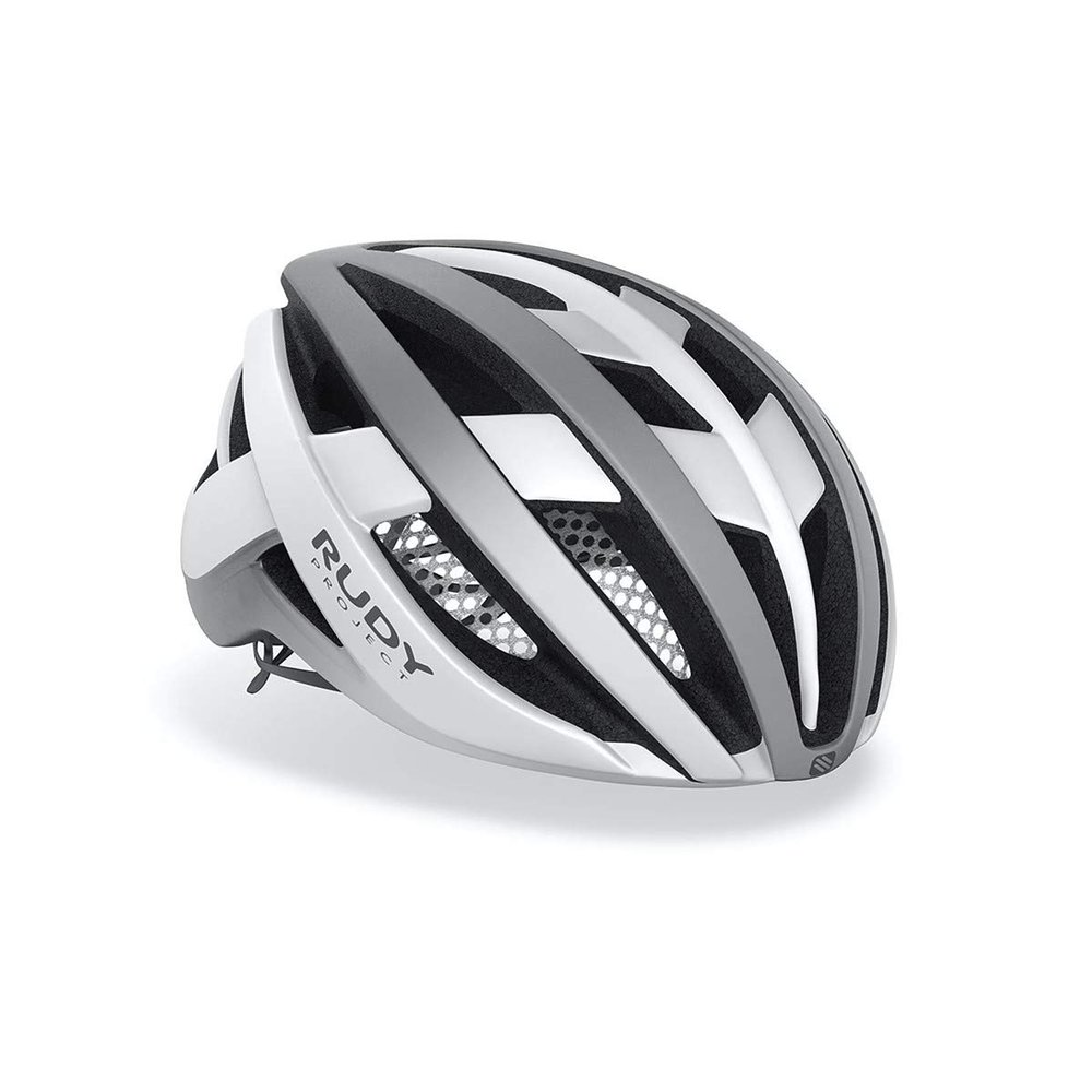 Venger Cycling Helmet for Gravel and Road Rides Venger White Silver Matte Medium