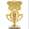 Crown Awards Tennis Trophy, 11" Gold Cup Tennis Player Trophies with Engraving Included, 10 Pack view 1