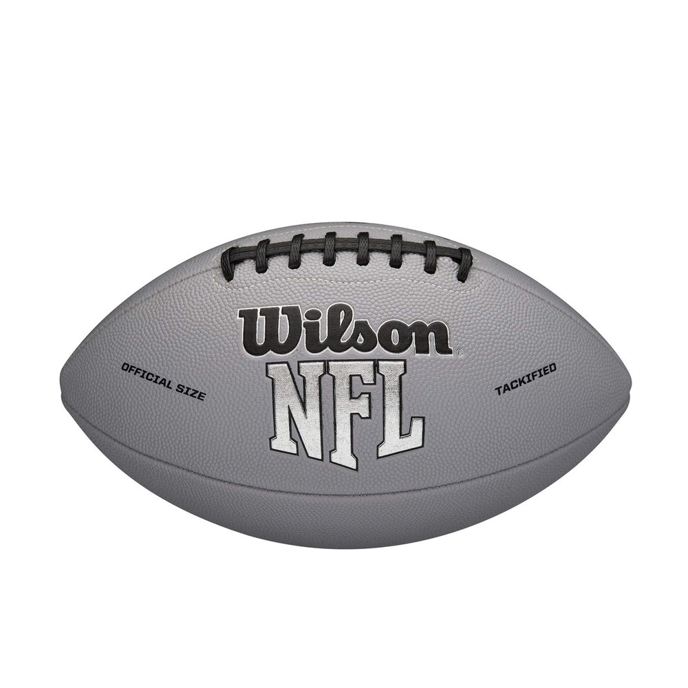 WILSON NFL MVP Football - Official Size, Grey