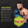 DAMAGE CONTROL High-Impact Mouth Guard  Sports Mouthguard for Boxing, Football, Hockey, Lacrosse & Basketball, Protects Teeth & Jaw, Protective Mouthpiece for Adults & Youth (Youth, HA HA HA 2.0) view 2