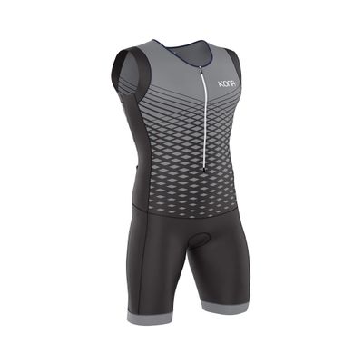Team KONA Triathlon Race Suit (Small, Grey)