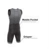 Team KONA Triathlon Race Suit (Small, Grey) view 3