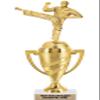 Crown Awards Martial Arts Trophy, 11" Gold Cup Martial Arts Trophies with Engraving Included, 10 Pack view 1