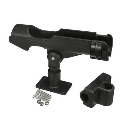 BESPORTBLE Fishing Pole Holders for Boat Clamp-on Rod Holders Rotating Stainless Steel Fishing Tool Rack