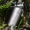 iBasingo 1000ml/33.8 oz Titanium Water Bottle with Lid Leak-Proof Wide Mouth Sport Drinking Bottle Tea Coffee Kettle for Camping Canteen Hiking Climbing Running US-Ti3013D view 2
