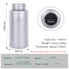 iBasingo 1000ml/33.8 oz Titanium Water Bottle with Lid Leak-Proof Wide Mouth Sport Drinking Bottle Tea Coffee Kettle for Camping Canteen Hiking Climbing Running US-Ti3013D view 3