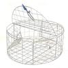 KUFA Stainless Steel Round Crab Trap with sacrificial Anode Zinc & 5/16" x 100' Non-Lead Sinking Line,13'' Red/White Float,Harness,Caliper,Bait Bag Combo (CT120+CAM37+ZIN1) view 3