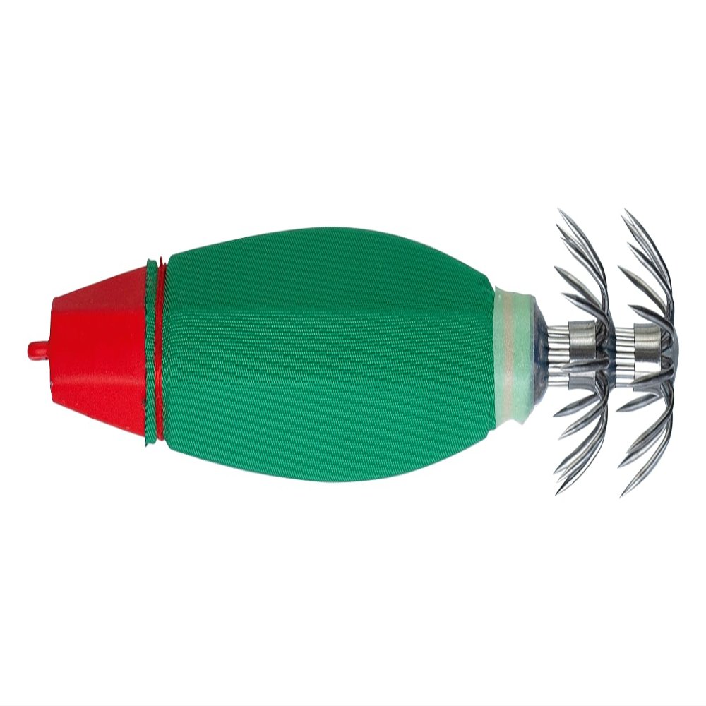 Gamakatsu Speed Metal Squid SF, No. 25, #1, Red/Green
