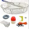 KUFA Stainless Steel Round Crab Trap with sacrificial Anode Zinc & 1/4" x 100' Lead core Sinking Line,11'' Red/White Float,Harness,Caliper,Bait Cage Combo (CT120+CQ191+ZIN1) view 1