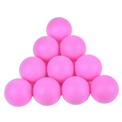 CoscosX 50 Pcs 40mm Colored Ping Pong Balls - Replacement Practice Table Tennis Balls for Training, Washable Beer Pong, Ornaments, Crafting, Decorations, Advertising