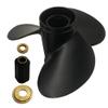 ARKDOZA Aluminum Propeller for Yamaha Outboard 60-140HP 3 Blade RH 15 Tooth Interchangeable hub (14 (dia) x 13 (pitch)) view 2