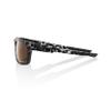 100% Type S Sport Wrap Around Sunglasses - Durable, Lightweight Active Performance Eyewear w/Rubber Temple & Nose Grip (Matte Black Havana - Bronze) view 3