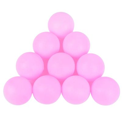 CoscosX 50 Pcs 40mm Colored Ping Pong Balls - Replacement Practice Table Tennis Balls for Training, Washable Beer Pong, Ornaments, Crafting, Decorations, Advertising