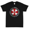 Absurd Ink Umbrella UBCS Distressed T-Shirt (US, Alpha, 4X-Large, Regular, Regular, Black) view 1