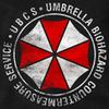Absurd Ink Umbrella UBCS Distressed T-Shirt (US, Alpha, 4X-Large, Regular, Regular, Black) view 2