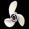 ITACO Boat Motor Aluminum Propeller 8 1/2x8 1/2 -N 6G1-45941-00-EL 6G1-45941-00-00 for Yamaha 6hp 8hp 9.9hp F6 F8 F9.9 Boat Engine 8.5x8.5 view 2