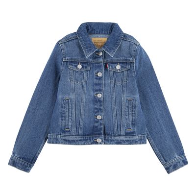 Levi's Girl's Denim Trucker Jacket, Bristol, 5