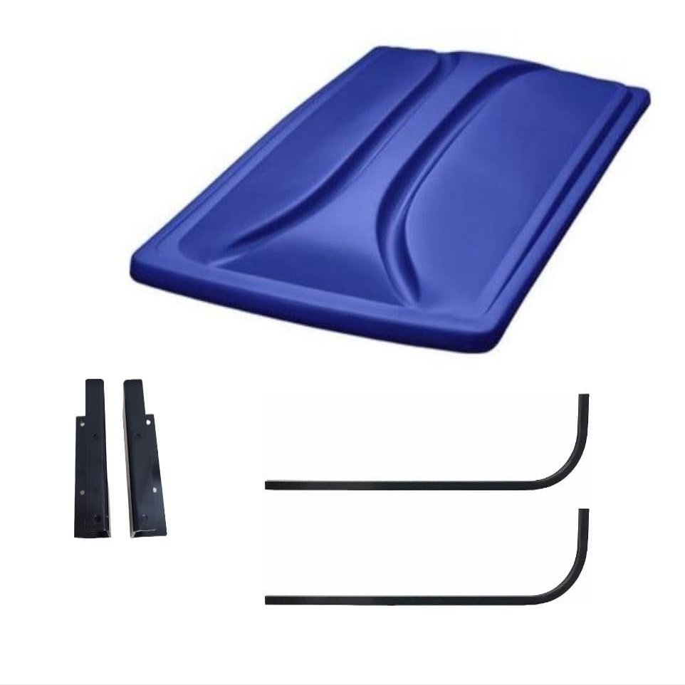 3G 80" Blue Extended Roof Kit for Club Car Precedent Golf Carts