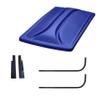 3G 80" Blue Extended Roof Kit for Club Car Precedent Golf Carts view 1