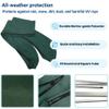 Savvycraft Bimini Top Storage Boot 85"-90" Width Green Color, Waterproof UV Protection Bimini Top Replacement Boot, Fit Round and Square Tube view 2