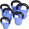 Apollo Athletics 1-Piece Neoprene Coated Solid Cast Iron Kettlebell, 30LB view 4