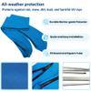 Savvycraft Bimini Top Storage Boot 79"-84" Width Blue Color, Waterproof UV Protection Bimini Top Replacement Boot, Fit Round and Square Tube view 2