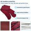 Savvycraft Bimini Top Storage Boot 79"-84" Width Burgundy Color, Waterproof UV Protection Bimini Top Replacement Boot, Fit Round and Square Tube view 2