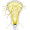 StringKing Womens Legend W Lacrosse Head Strung with Women's Type 4 Mesh (White/Yellow) view 1