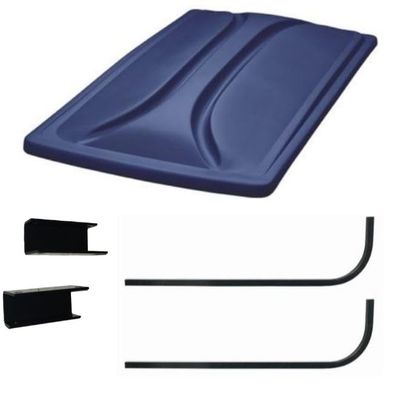 3G 80" Navy Extended Roof Kit for Club Car DS Golf Carts 1976-1999