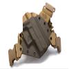 GunfightersINC Kenai Chest Holster for a SIG P228/229, Right Hand, Mas/Grey-Coyote Tan view 1