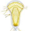 StringKing Womens Mark 2 Midfield Lacrosse Head Strung with Women's Type 4 Lacrosse Mesh (White/Yellow) view 1