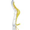 StringKing Womens Mark 2 Midfield Lacrosse Head Strung with Women's Type 4 Lacrosse Mesh (White/Yellow) view 3