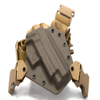 Kenai Chest Holster for a SIG P226/MK25, Right Hand, Mas/Grey-Coyote Tan