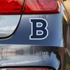 Collegiate NCAA Car Decal Made from Premium Weatherproof Vinyl (Butler University B) view 2