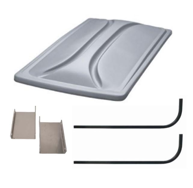 3G 80" Silver Extended Roof Kit for Club Car DS Golf Carts 2000+