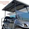 3G 80" Silver Extended Roof Kit for Club Car DS Golf Carts 2000+ view 4