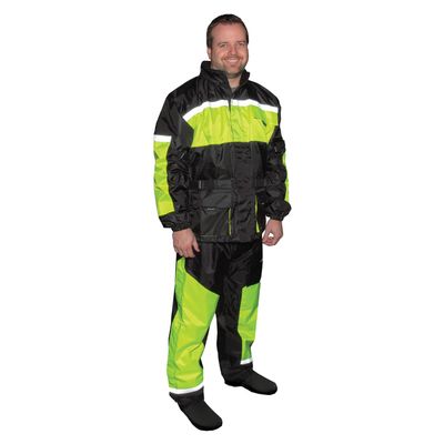 Fulmer Men's 452 Legacy Rainsuit - Black/Hi-Vis, Large