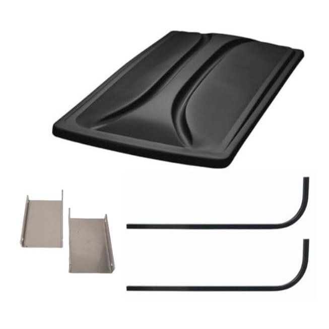 3G 80" Black Roof Kit for Club Car DS Golf Carts 2000+