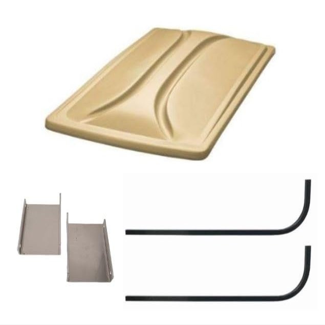 3G 80" Tan Roof Kit for Club Car DS Golf Carts 2000+